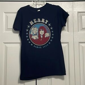 EUC HEART 2015 Concert T-shirt Music=Love Tour Women's Slim Fit Size XL